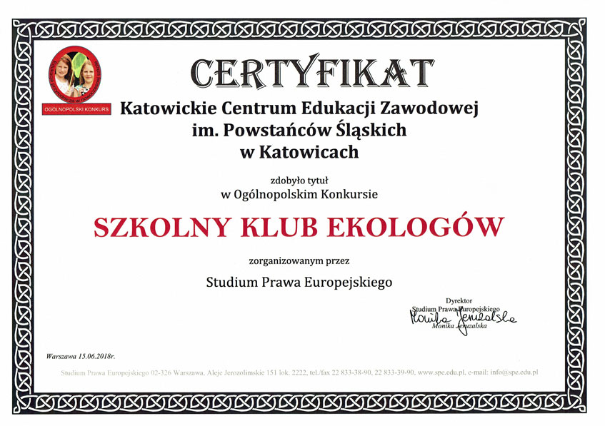 Szkolny Klub Ekologów