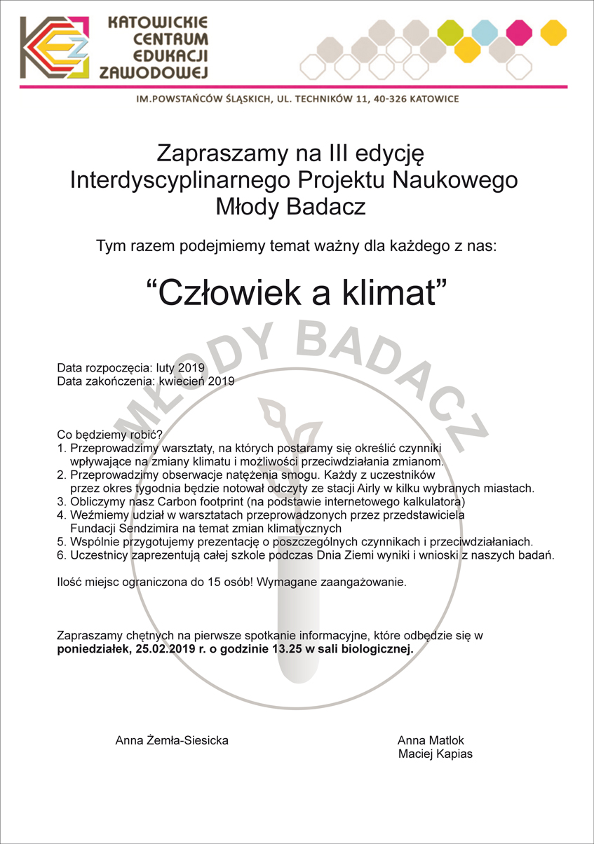 "Człowiek a klimat"