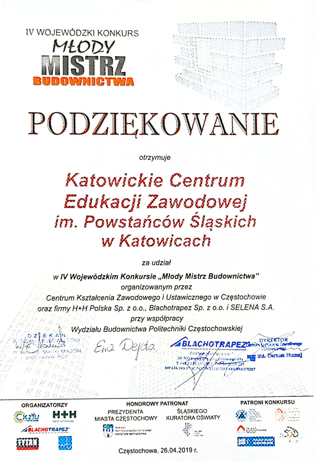 Młody Mistrz Budownictwa