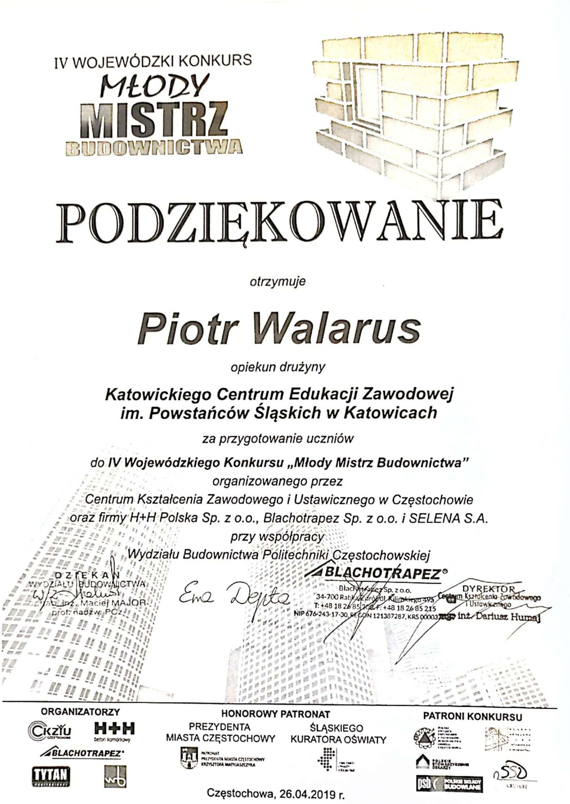 Młody Mistrz Budownictwa