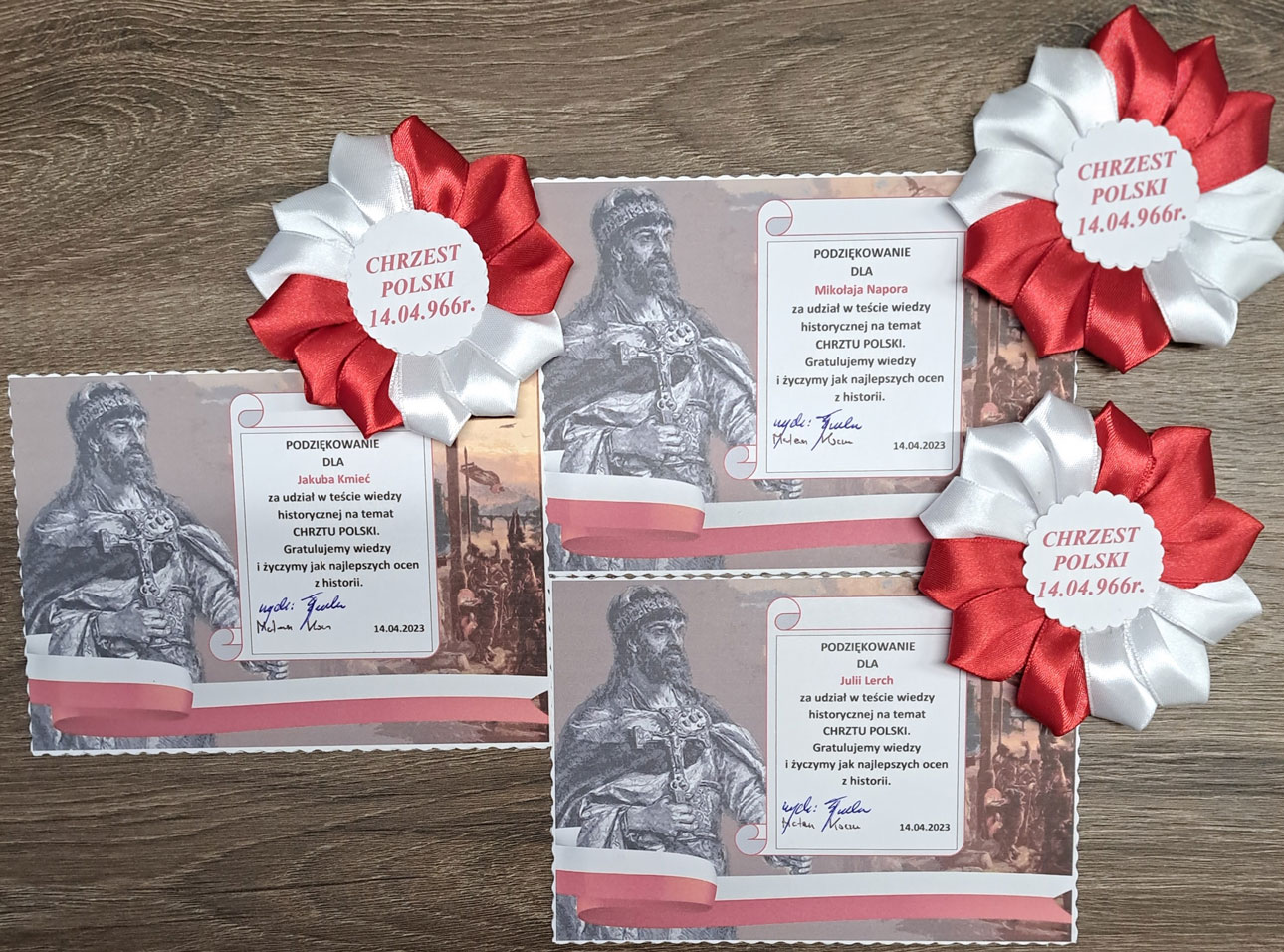 Internatowy test z wiedzy o Chrzcie Polski