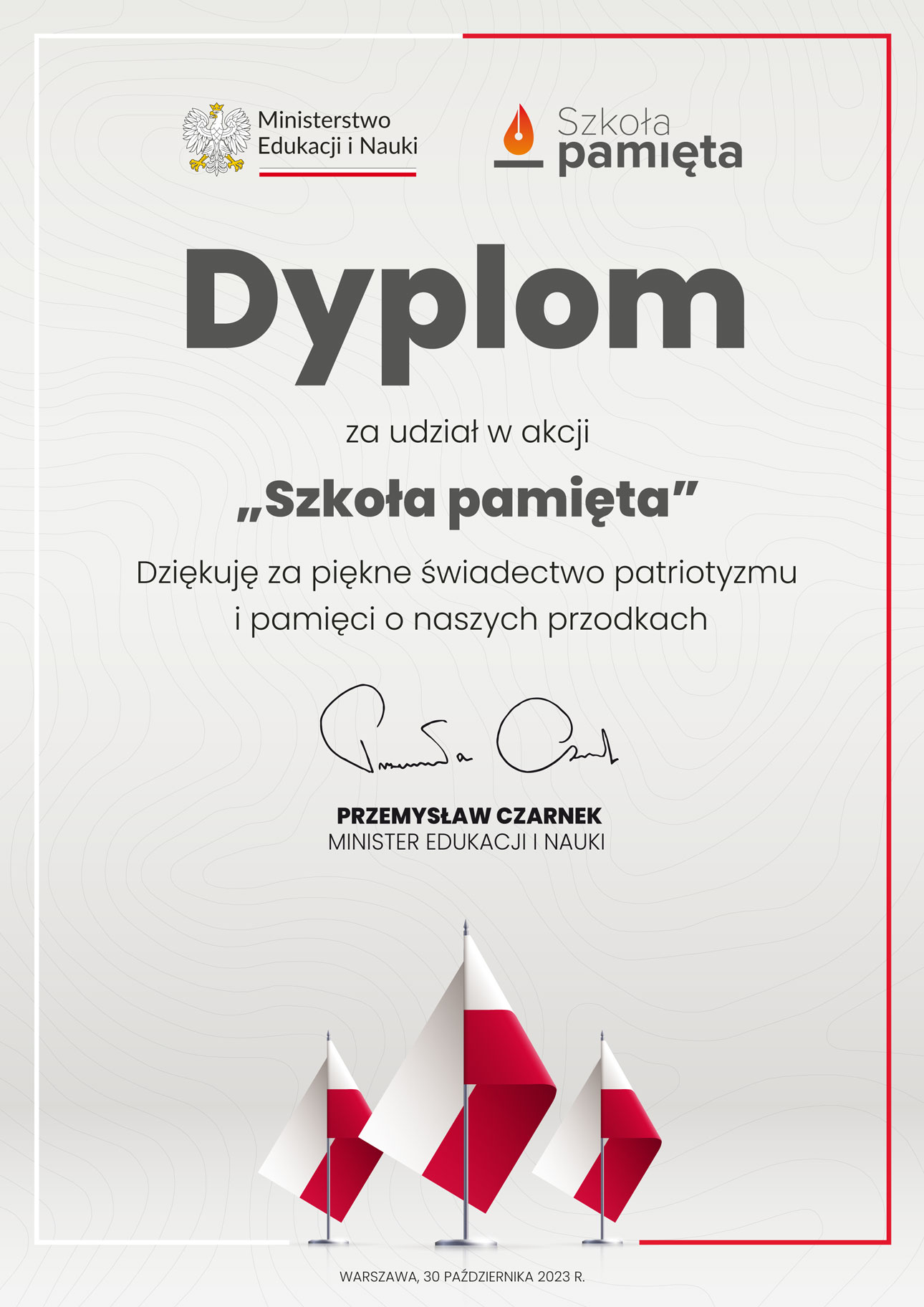 Dyplom dla KCEZ-CKZiU