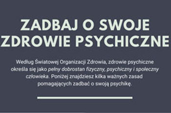 Zadbaj o swoje zdrowie psychiczne